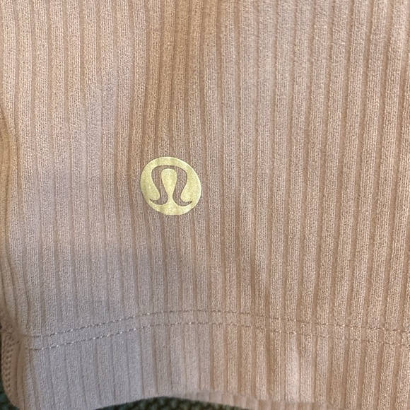 LULULEMON NWT Ribbed Nulu Asymmetrical Yoga Tank Top | Purple Ash | Size 12 - Picture 5 of 5